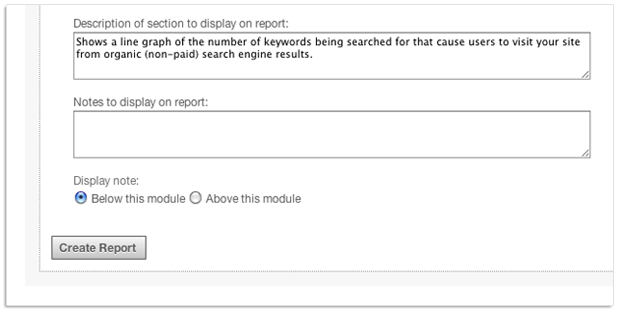 create custom PDF report