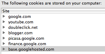 Google Cookies