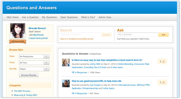 seo questions forum