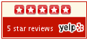 Yelp 5 Star Badge