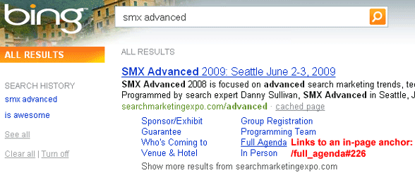 Bing Results for SMX Advanced