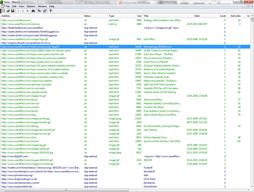 Xenu Screenshot