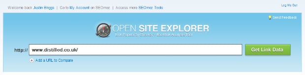 Search Open Site Explorer