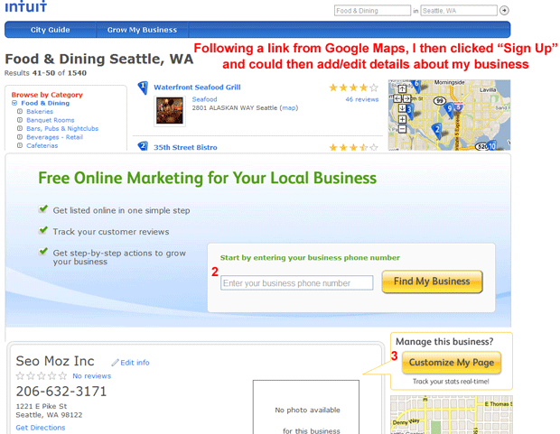 Intuit's Local Business Directory