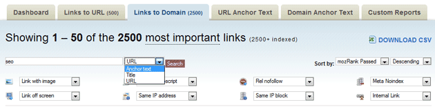 Linkscape Advanced Link Intelligence Report for BlueHatSEO.com