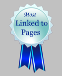 most linked to pages on the internet