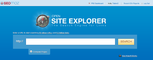 Open Site Explorer