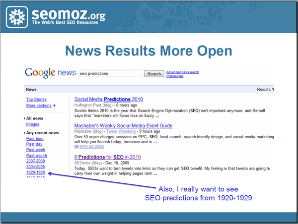 PRO Webinar SEO Strategies for 2010