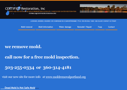 Certified Restoration Inc