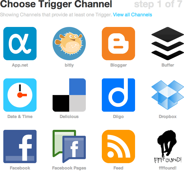 IFTTT Icons Page